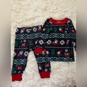 Hanna Andersson Kids Pajamas - Festive Red and Green